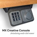 Logitech MX Creative Console Sliding Under Desk Mount