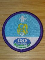 UK Scouting Hikes Away 20 Badge GO Outdoors OLD LOGO