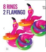 Inflatable Flamingo Ring Toss Game