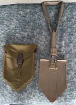 Vintage Eastern Canvas Prod. Inc U.S. Army Carrier Intrenching Tool Folding. VGC