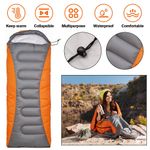 4 Season Sleeping Bag Waterproof Outdoor Camping Hiking Envelope Single Zip Bags
