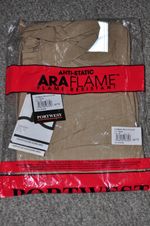 Portwest Araflame Coverall AF73 Anti-Static Flame Resistant Khaki Size 36 L31