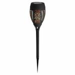 4 x Solar 36 LED Dancing Flame Torch Stake Light Flickering Garden Lights Black