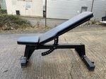 Commercial Adjust Fitness Bench Black 135x48x27cm 36kg new boxed COLLECTION ONLY