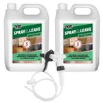 Spray and Leave 2 x 5L One Chem Ready to Use Kills Algae Mould Long Hose Trigger