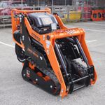Stand-On Mini Skid Steer Loader 306cc Petrol Tracked Loader 200kg + 130L Bucket