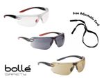 Bolle IRI-S Safety Glasses Available With Bifocal Dioptric Reading Area FREEcord