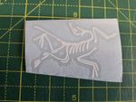ARCTERYX white vinyl decal sticker..... 2” x 3”....UK seller