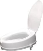 2'', 4'', 6'' Heavy Duty Raised Elevated Toilet Seat Aid With/Without Lid