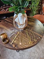 30 piece gold tone jewellery bundle – mix of necklaces, bracelets, pendants