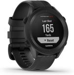 GARMIN APPROACH® 2025 S12 GOLF GPS WATCH SMART WATCH SILICONE STRAP - BLACK