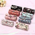 Lipstick Case Retro Embroidered Holders Flower Designs With Mirror PackagingLSU