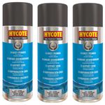 Hycote Grey Primer Aerosol Spray Paint Car Multi-Purpose Preparation 400ml x3