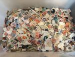 5000 World Stamps Off Paper  Mixture In Box For Sorting