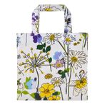 PVC Shopping Bag -Medium Ulster Weavers Wildflowers 100% Cotton with PVC Coating
