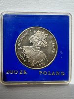 1981 200 Zlotych Poland Bolewslaw II Smialy Silver Proof Coin In Capsule