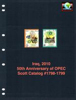 $1.90 Scott Value  - 2010 IRAQ OPEC 50 Years Oil Cartel scarcer CV MNH NH UMM