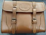 SHOTGUN CARTRIDGE BAG SHOOTING QUALITY ENGLISH TAN USED HANDMADE LEATHER 250+