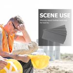5 Pcs Sweat Headband Washable Hat Liner Hardhat Insert Front Sweatband for
