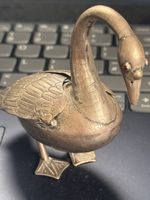 Rare 19th Century Dutch Silver Swan. Ruby Eyes. Salt/snuff/potpourri 41grams
