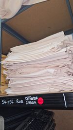 15 Pack Cream Rose 54" x 54" / 137cm x 137cm Polyester Tablecloths 📦 FREE P&P📦