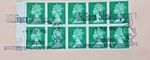 1986 Shakespeare Birthplace Postmark  Stratford‑upon‑Avon 12p Machin Block Stamp