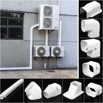 75*65mm Coupling End Cap Cover White Wall Cap  PVC Trunking