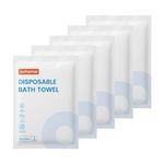 5 Pack Disposable Bath Towels 70x140cm, Large Portable Hygienic Travel Towels