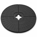 4 x CANTILEVER PARASOL BASE STAND SAND WATER FILLED UMBRELLA WEIGHT 80KG