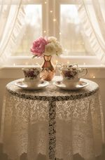 Clifton Bone China England  2 Tea Cup & Saucers Floral Roses Gold Trim Vintage
