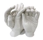 Family Plaster Casting Kit. Alginate, & 4kg of High Grade Stone Finish Plaster. 