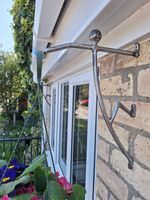 Bespoke Handmade Heavy-duty Hanging Bracket In Unpainted Rustic Metal Finish UK