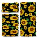 G-756 gardening sunflowers snood bandana multifunctional recycled plastic UK