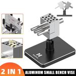 2 in 1 Mini Table Vise Fixing Tool Model Assembly Bench Vise Precision Clamp