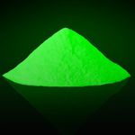 Green Glow in the Dark Powder - for paper, board and fabric