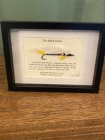 Framed Classic Fly, “The Black Ghost” Shadowbox. Specify Frame Finish