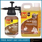 THE BIG CHEESE FOX & WILDLIFE REPELLENT SPRAYER READY TO USE PRESSURE SPRAYER