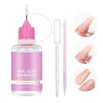 Nail Glue Remover Glue Off For False Nails, Press On Nails Glue Remover 30ml