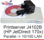 HPJETDIRECT 170X J4102B Wall Version Print Server For All Parallel Printers MM
