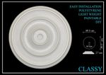 Ceiling Rose Polystyrene Easy Fit Very Light Weight Classy 49.5cm