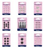 Snap Fasteners - Press Studs Rust Proof All Sizes Silver Black Invisible Hemline