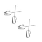 Silver Stainless Steel Hand Mixer Beaters Replacement for Electric Mixer