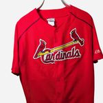 Vtg St. Louis Cardinals Majestic Authentic Collection Mesh MLB Jersey Red XL