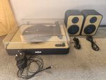 House of Marley Revolution Bluetooth Turntable Vinyl Record Player With Speakers