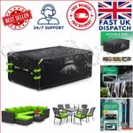 Windproof 420D Outdoor Furniture Cover with Reflective Strips for 180x120cm