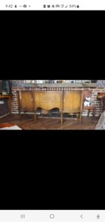 Strongbow Mahogany Sideboard Bow Fronted 2 Cupboard 3 Drawer Cabinet Regency