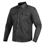 Mens Motorcycle Motorbike Shirt Graphite Biker Jacket Made with Kevlar CE Armour