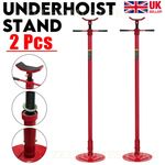 2Pcs 750kg Garage Vertical Transmission Gearbox Jack Engine Hoist Support Stand