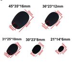 10Pcs  Mini Sponge Foam Microphone Headset Sponge Windscreen Mic Cover 6-8mm.