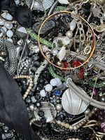 500 grams of Broken Fashion Jewellery - bundles are random image example image. 